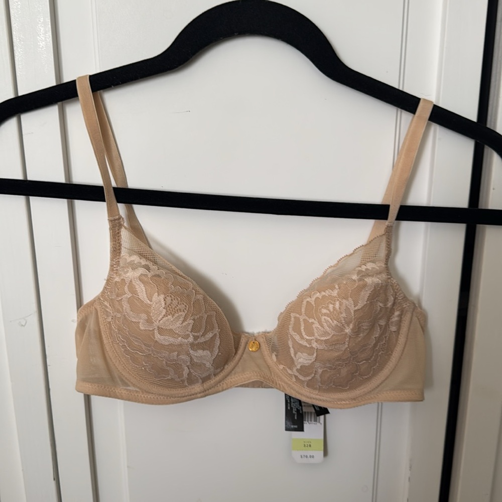 NWT Natori Flora Nude Underwire Bra 32B